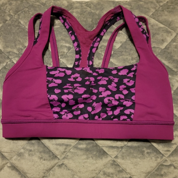 Splendor mini cherry cheetah sports bra - Picture 2 of 6